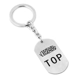League of Legends Letter Logo ADC MID TOP SUP JUNGLE series keyring