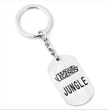 League of Legends Letter Logo ADC MID TOP SUP JUNGLE series keyring