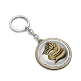 League of Legends Lord of War Pantheon Shield Weapon model KeyRing