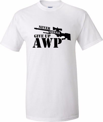 CS-GO Never Gonna Give Up AWP  T-Shirt