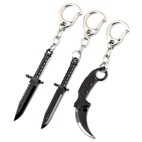 CS-GO  Karambit M9 dagger Claw knife Keychain